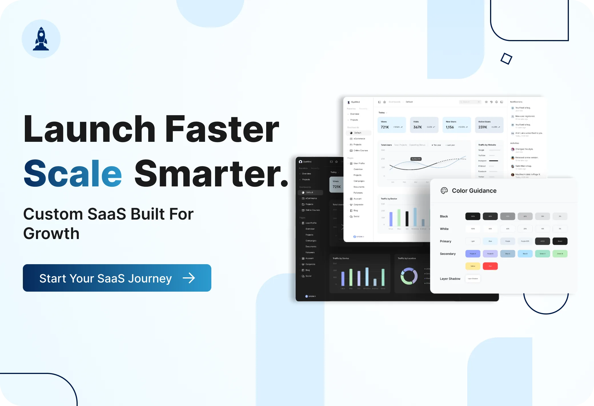Launch Faster Scale Smarter – Custom SaaS Built For Growth